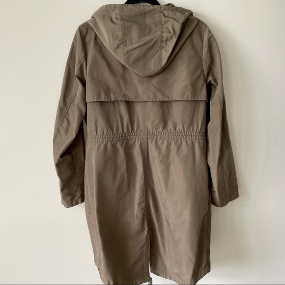 BCBGMaxAzria Olive Green Hooded Utility Jacket - Picture 5 of 10